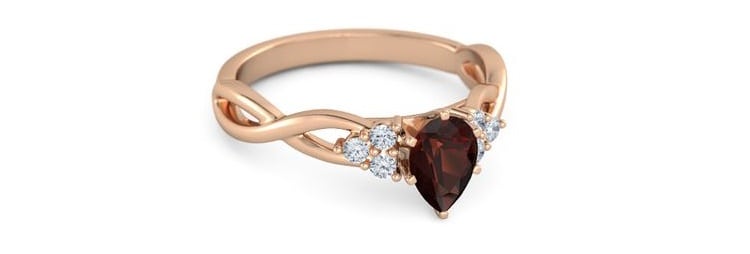 Garnet Engagement Rings Helzberg Diamonds