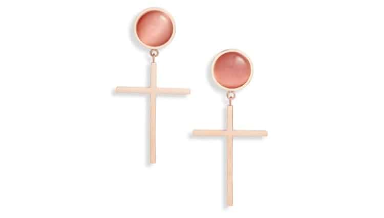 Semi-Precious Stone Cross Earrings- Nordstrom