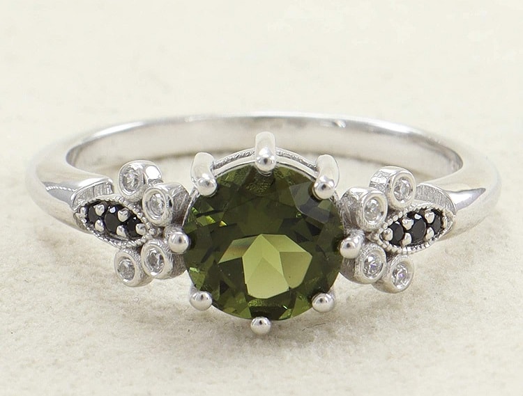 Shannon Jewels Moldavite Ring