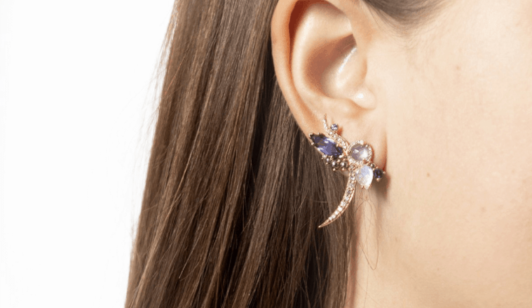 butterfly earring