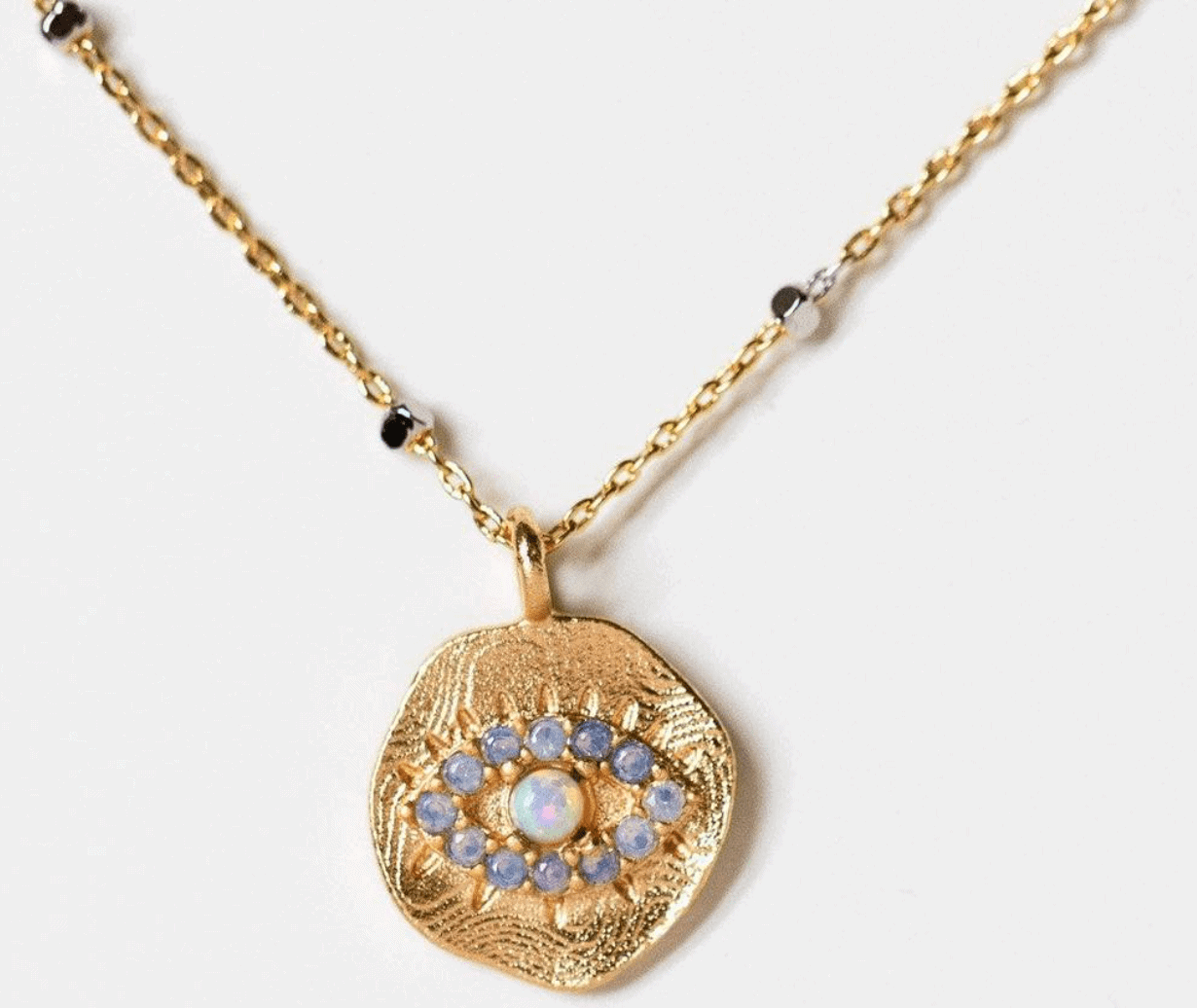 Daydreamer Evil Eye Necklace- Local Eclectic