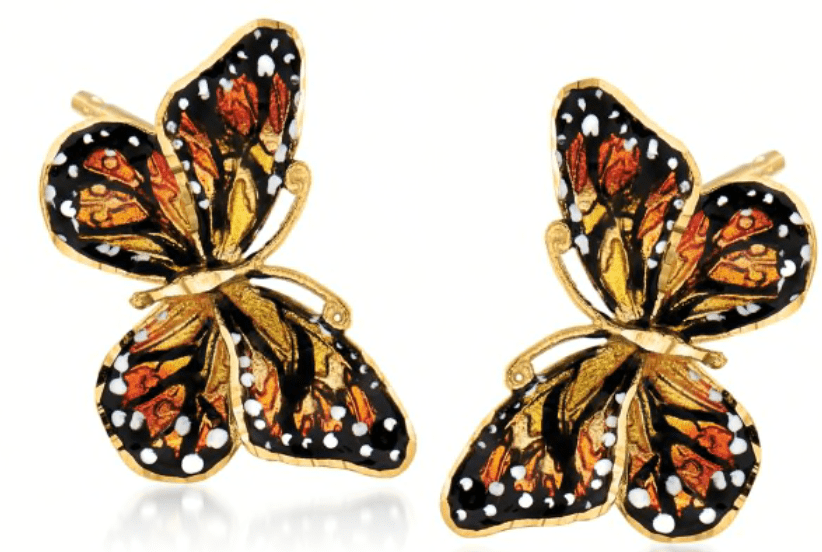 Italian Yellow Gold Butterflies- Ross Simmons