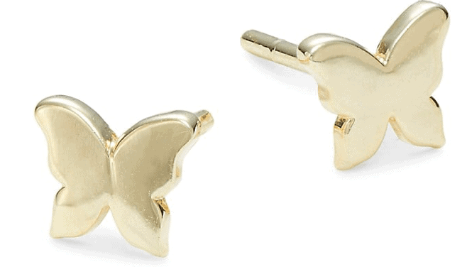 Yellow Gold Stud Earrings - Saks Fifth Avenue