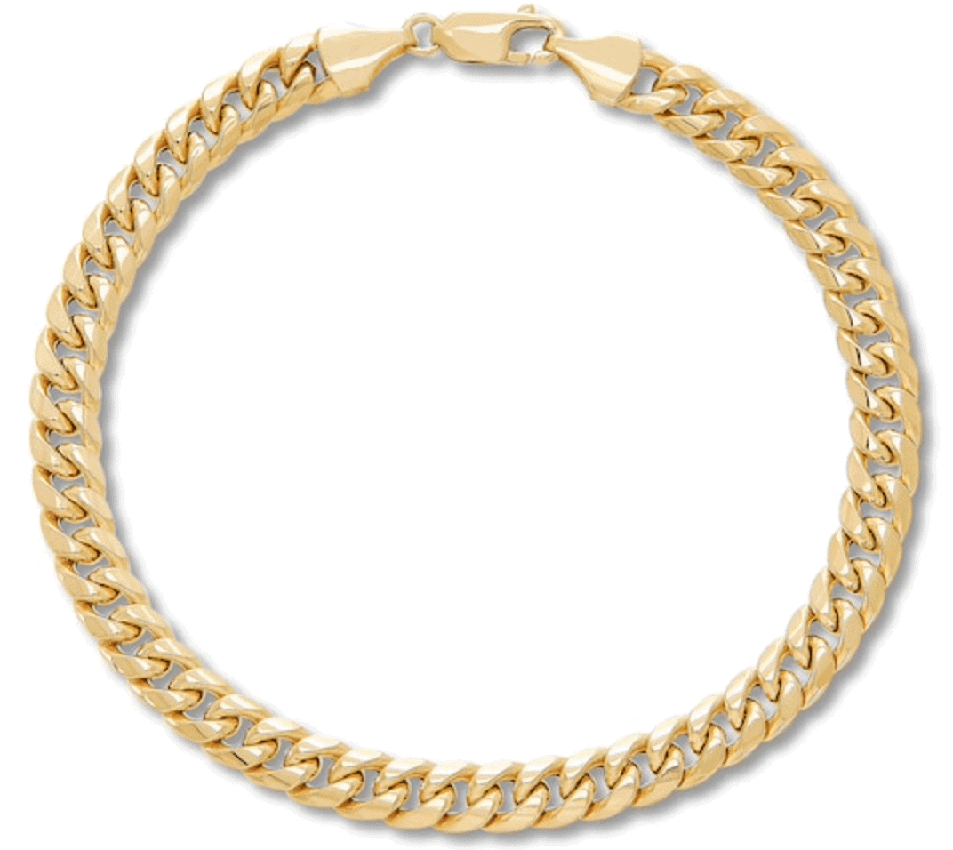 Men’s Hollow Curb-Link Bracelet- Jared