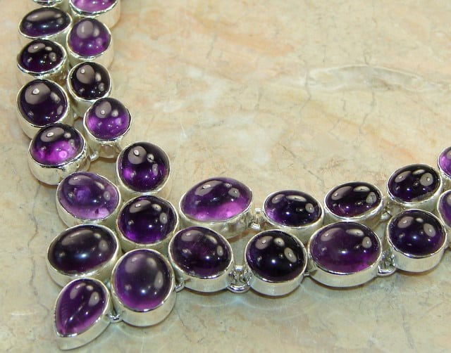 Amethyst Statement Necklace