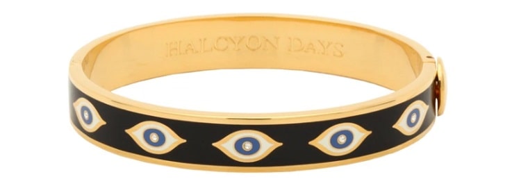 Halcyon Days Evil Eye Midnight Bangle