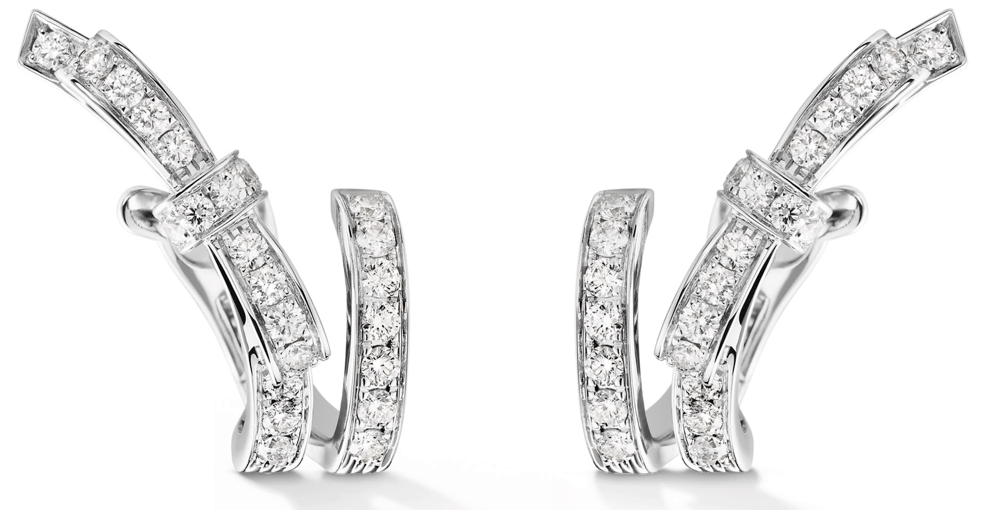 Ruban Diamond Earrings