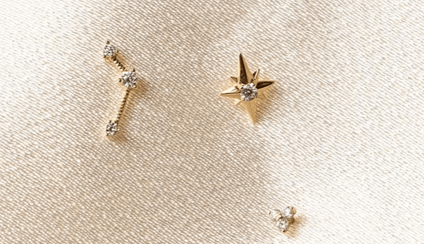 Constellation Diamond Stud Earrings