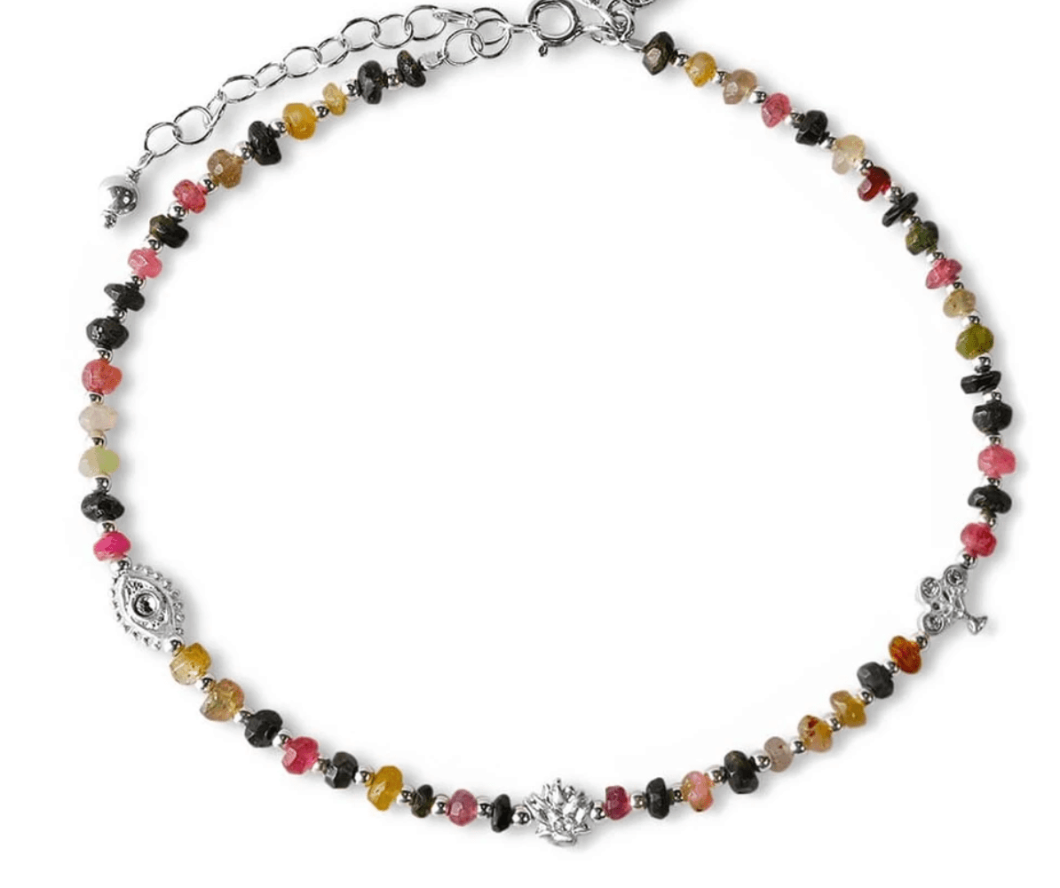 Tourmaline Stone Anklet