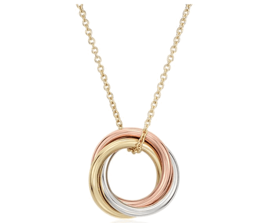 Petite Infinity Rings Pendant