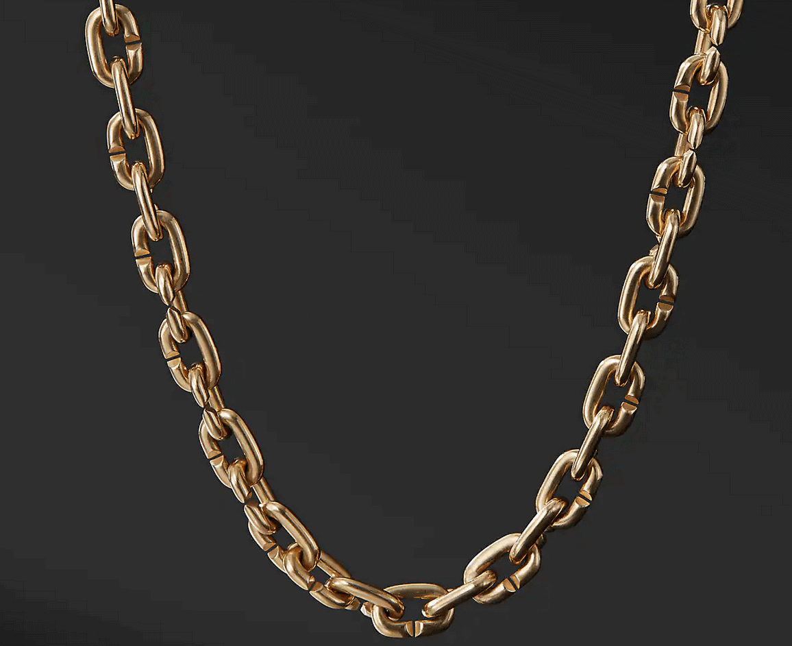 Chain Link Narrow Necklace