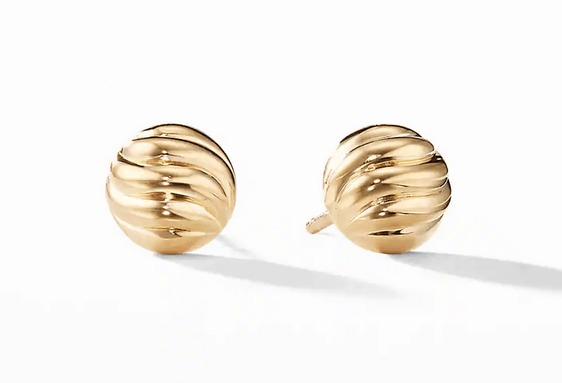 David Yurman Sculpted Cable Stud Earrings