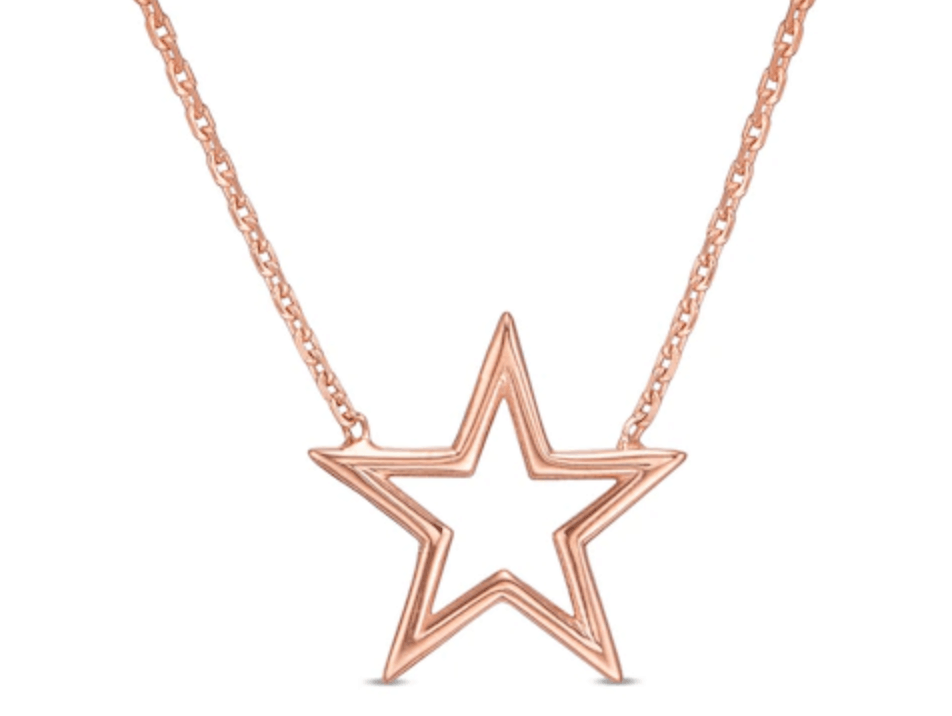 Mini Star Outline Necklace