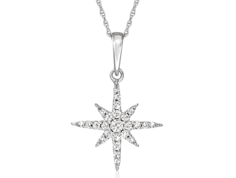 Diamond Star Pendant Necklace