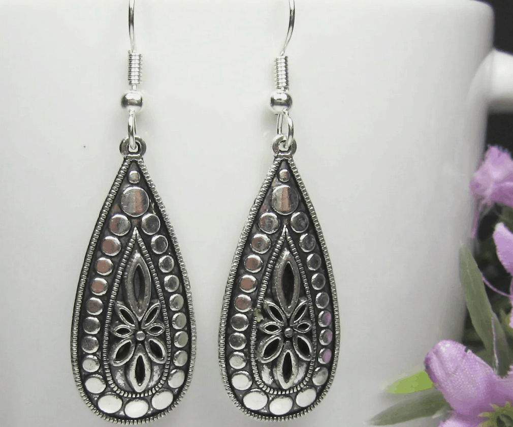 Bohemian Stainless Steel Drop Earrings