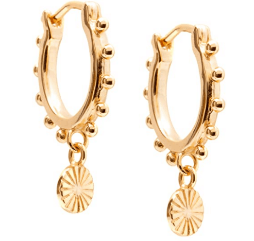 Timeless Mini Clasp Gold Earrings