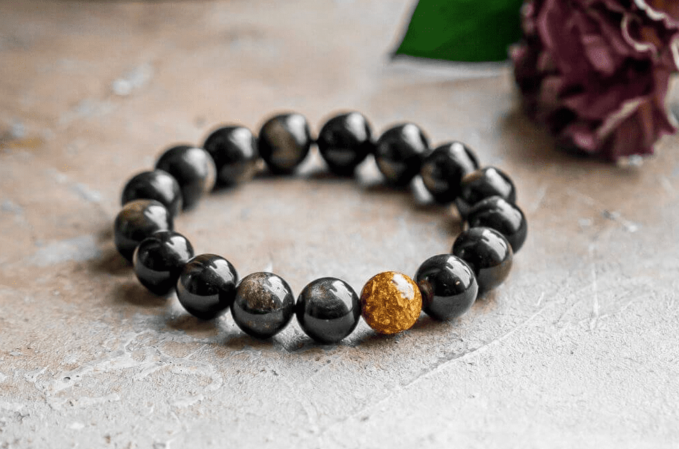 Golden Obsidian Protection Bracelet