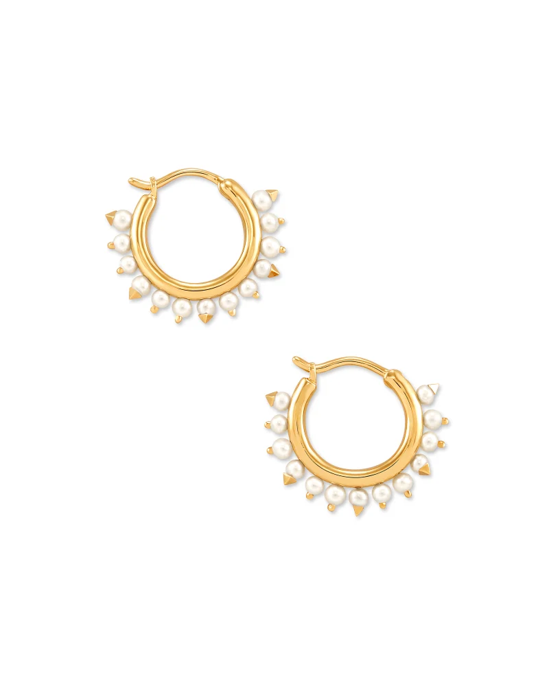 Amanda 18k Gold Vermeil Huggie Earrings | Kendra Scott