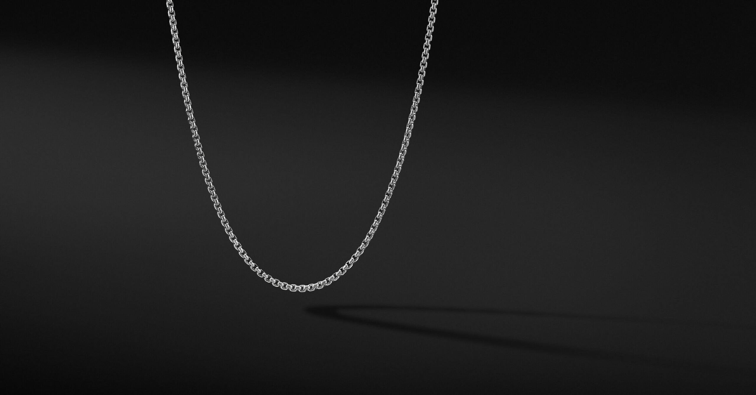 Box Chain Necklace in Platinum | David Yurman