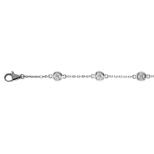 Diamond Anklet Bracelet Bezel | Allurez