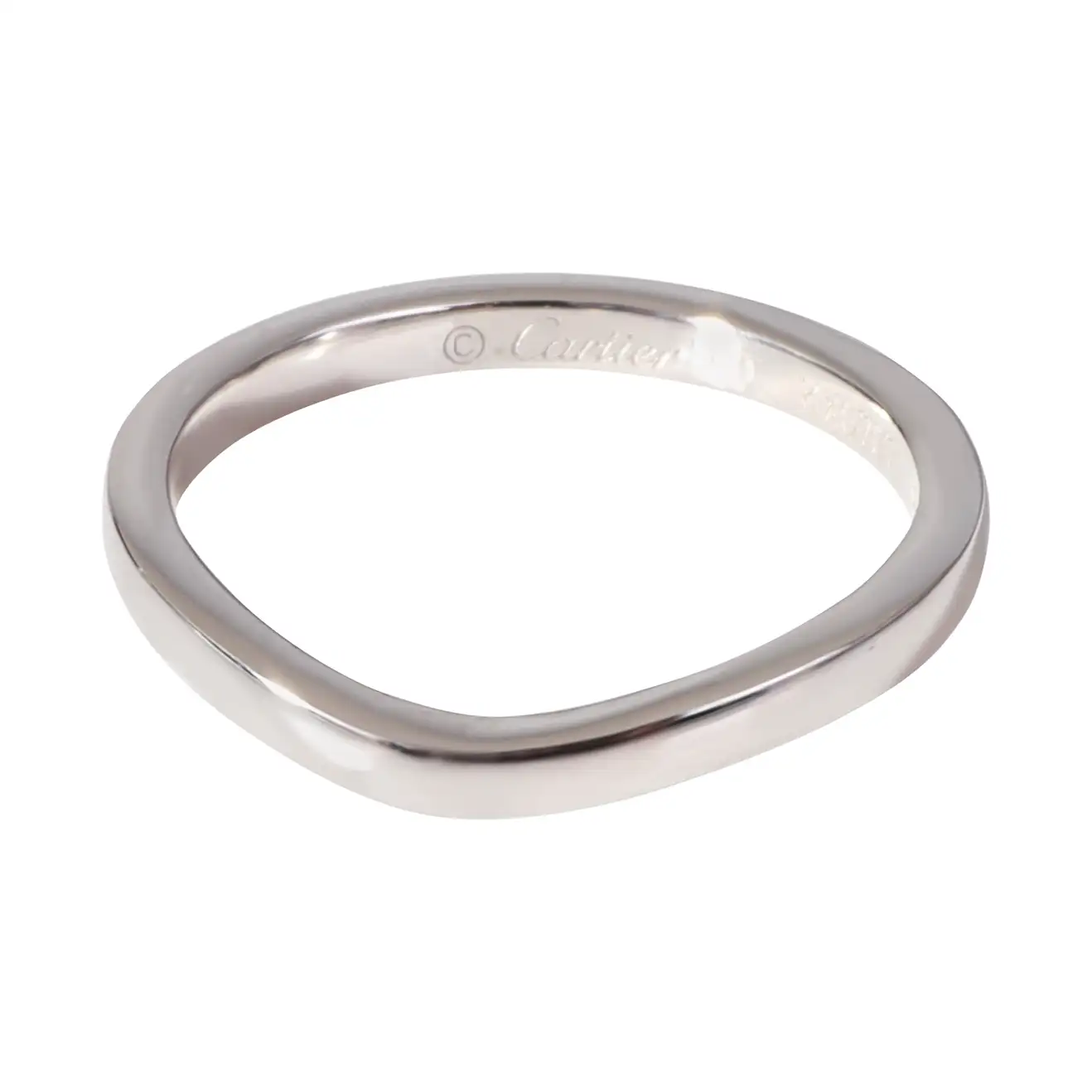 Cartier Ballerine Curved Wedding Band | 1stDibs