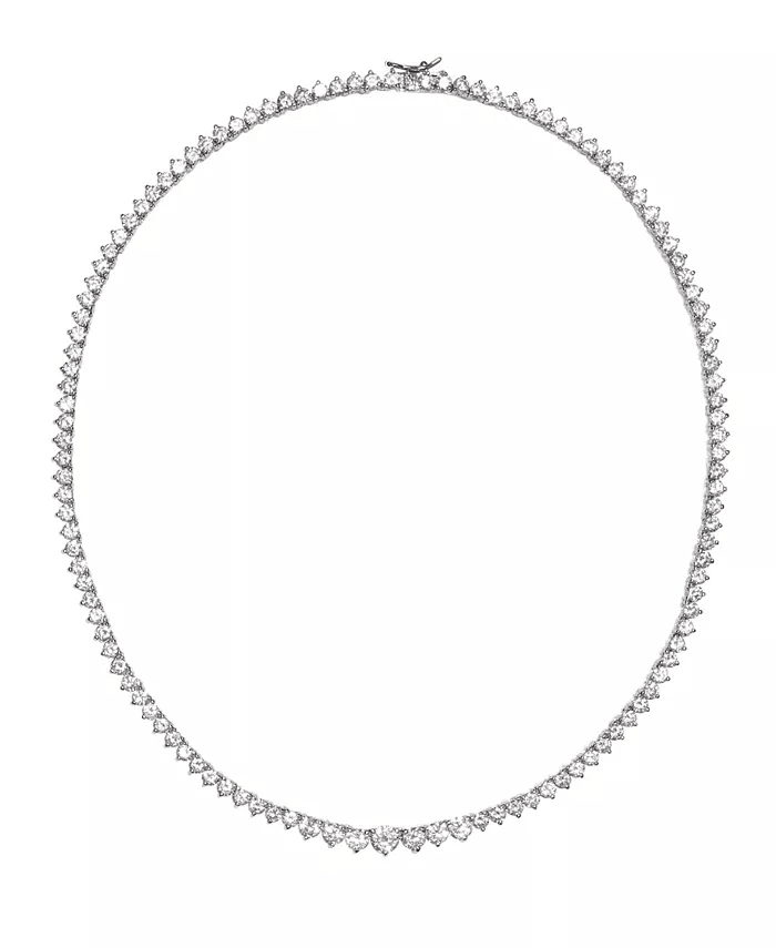 Cubic Zirconia Graduated Tennis Collar Necklace | Macys