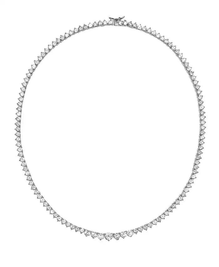 Cubic Zirconia Graduated Tennis Collar Necklace | Macys