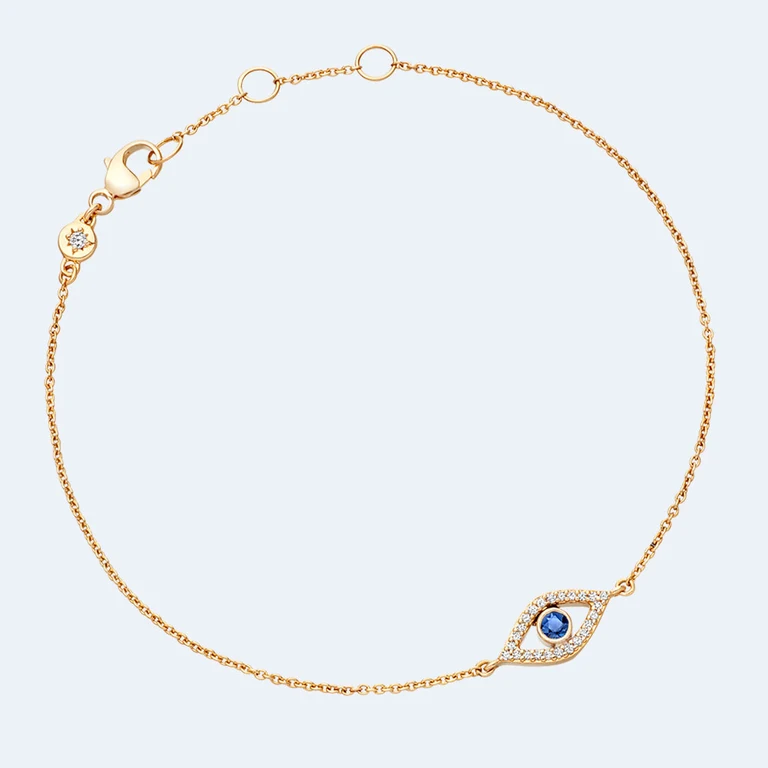 Evil Eye Fine Biography Sapphire Bracelet | Astley Clarke