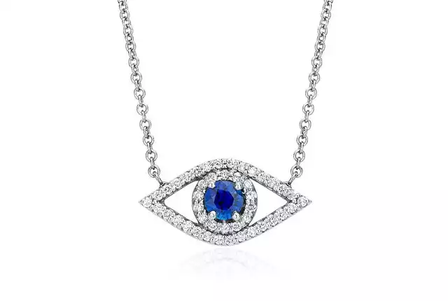 Evil Eye Diamond Pendant | Ritani