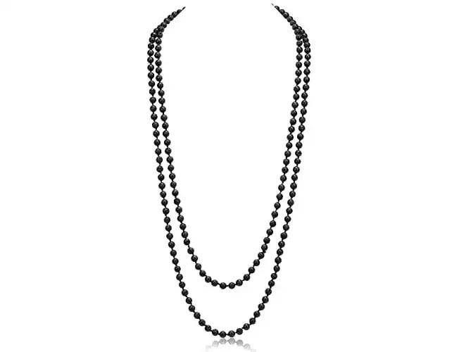 Hand Knotted Beads Endless Long Statement Necklace | Amazon