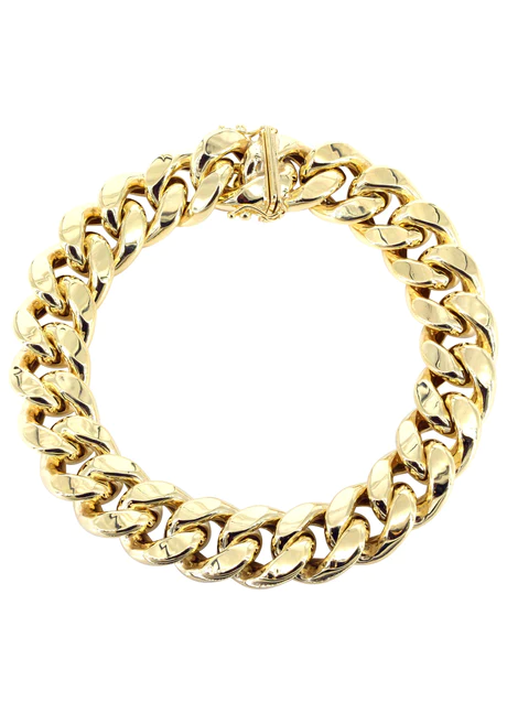 Hollow Womens Miami Cuban Link Bracelet | Frost NYC