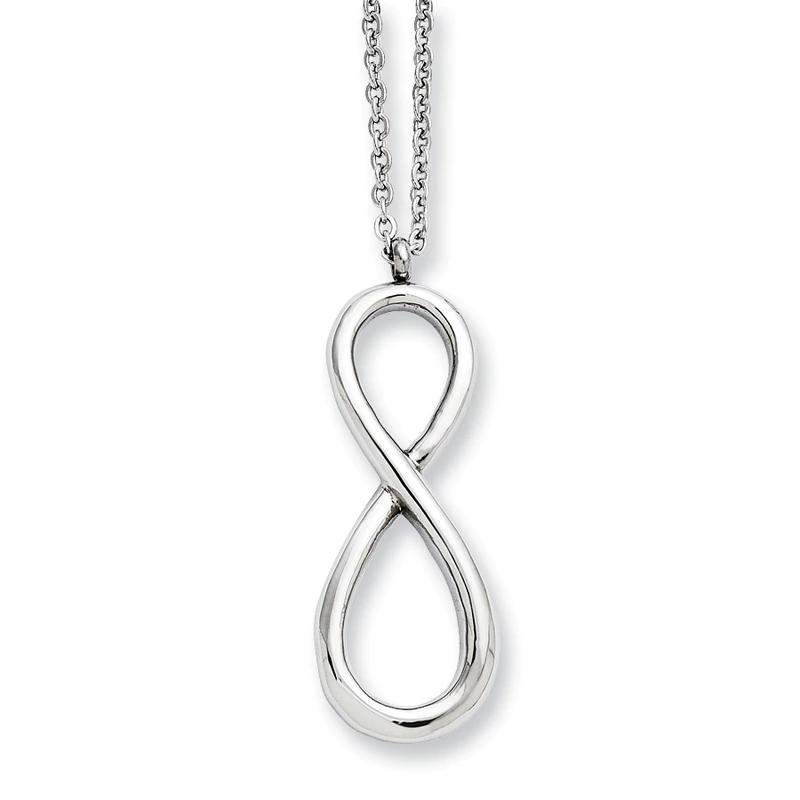 Infinity Pendant in Stainless Steel | Zales