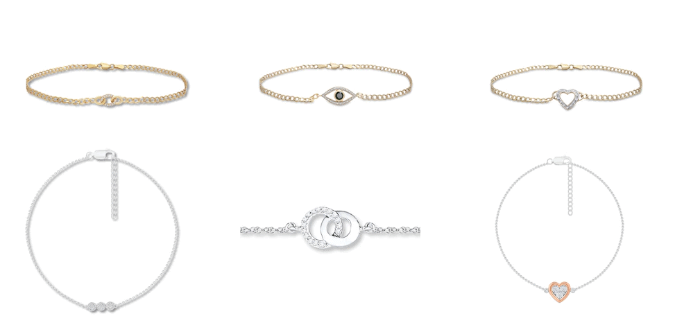 Diamond Ankle Bracelets | Jared