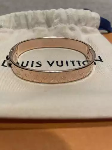 Louis Vuitton Nanogram Cuff Rose Gold | eBay