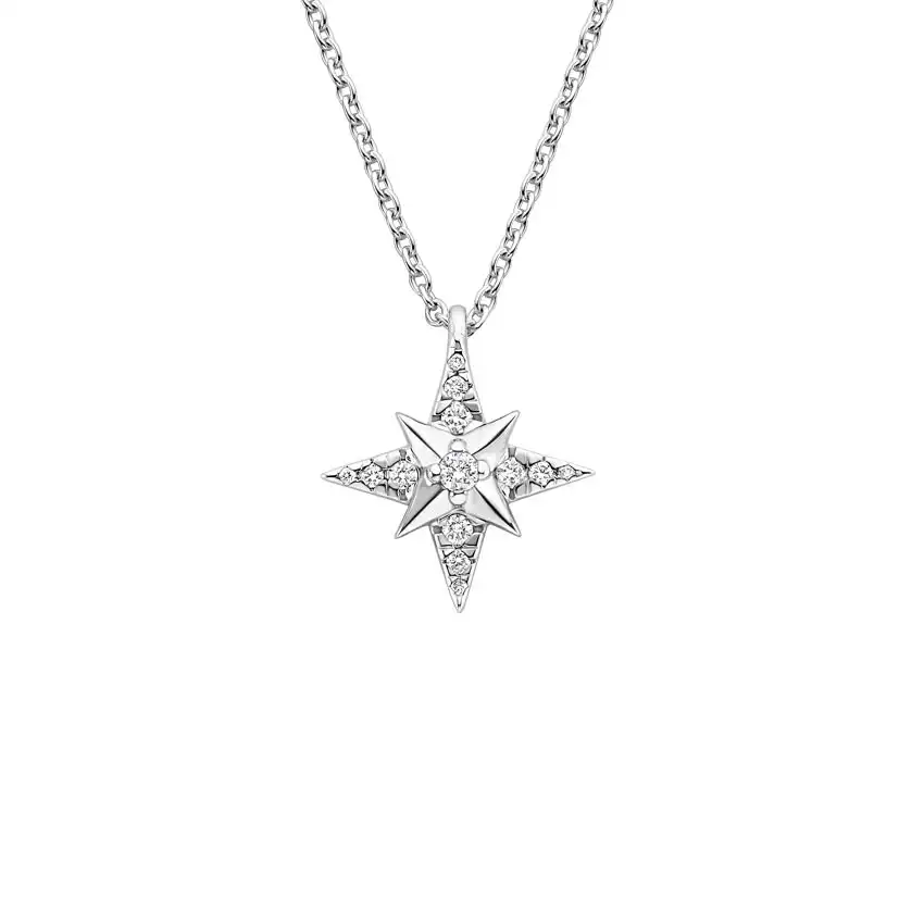 Luxe North Star Diamond Pendant | Brilliant Earth