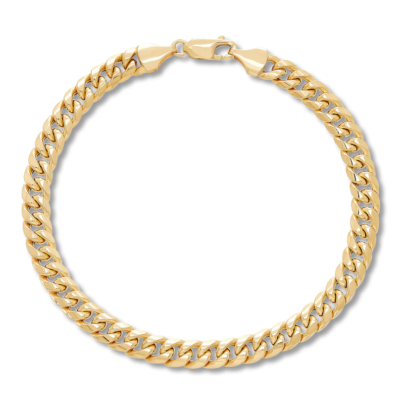 Men's Hollow Curb Link Bracelet | Jared