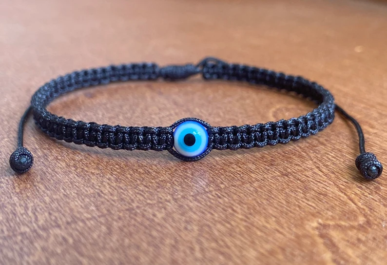 Mens Womens Evil Eye Bracelet | Etsy