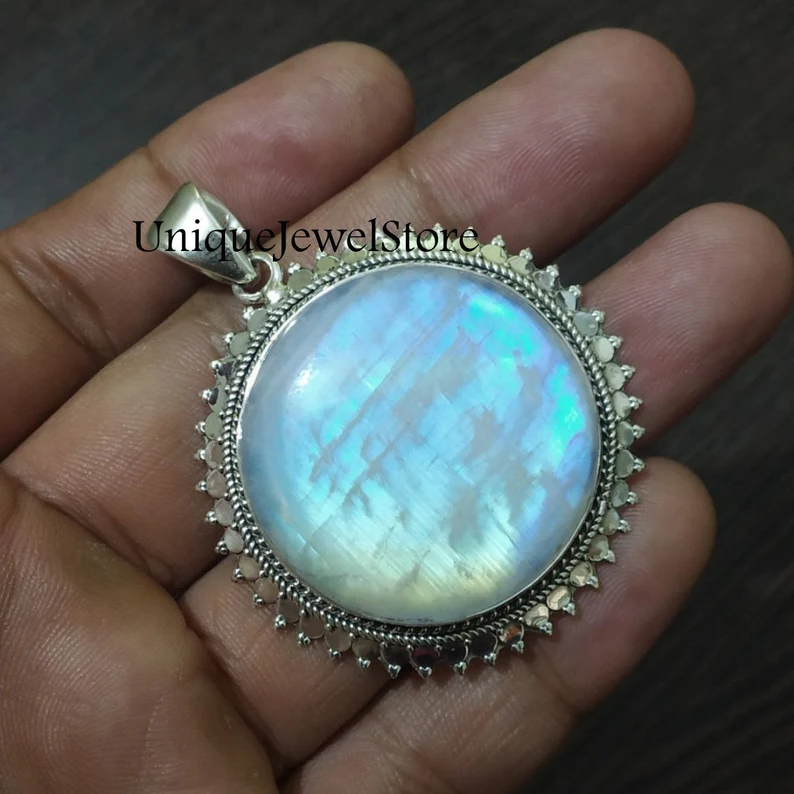 Moonstone Pendant Vintage Pendant | Etsy