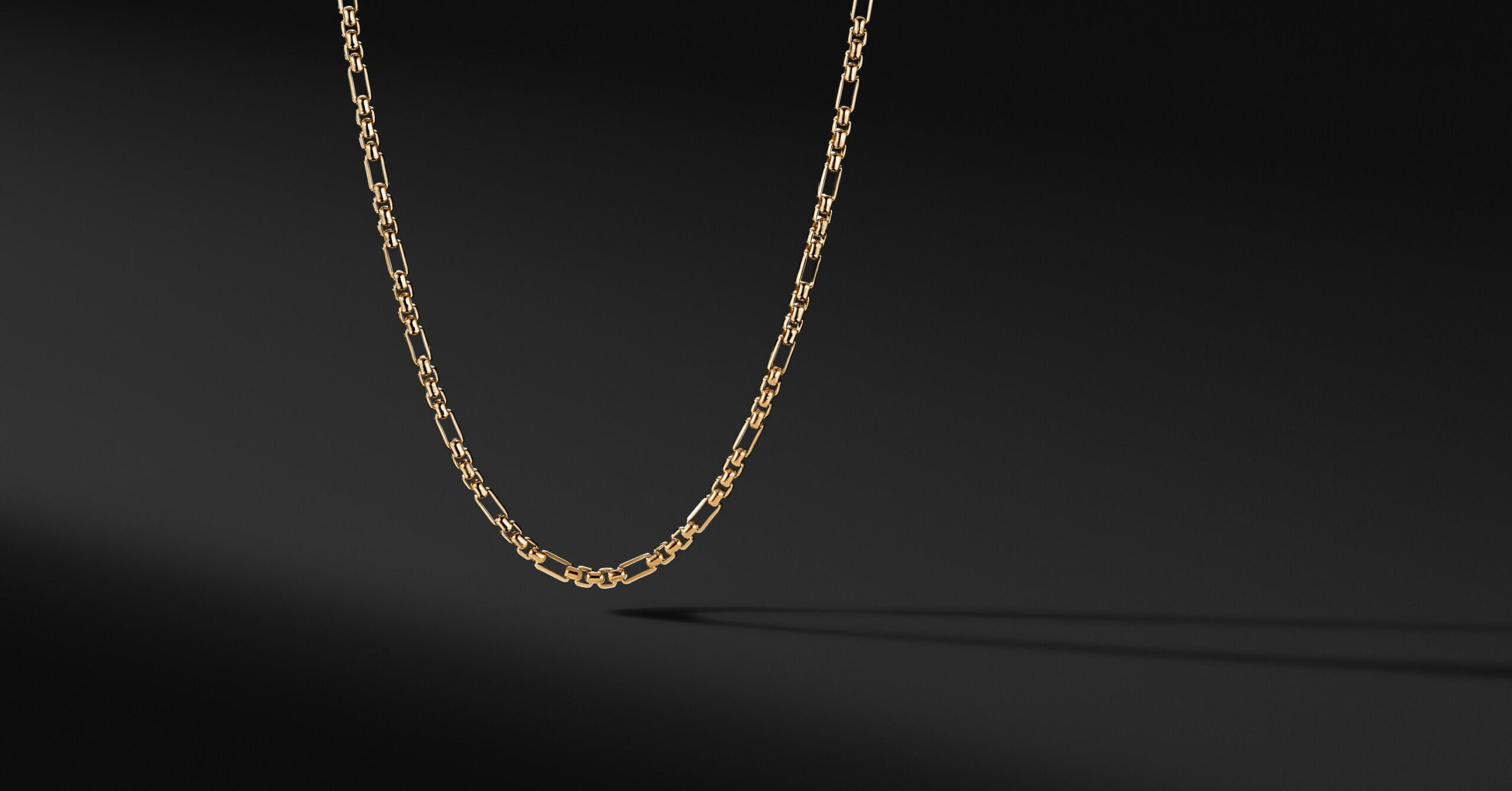 Open Station Box Chain Necklace | David Yurman
