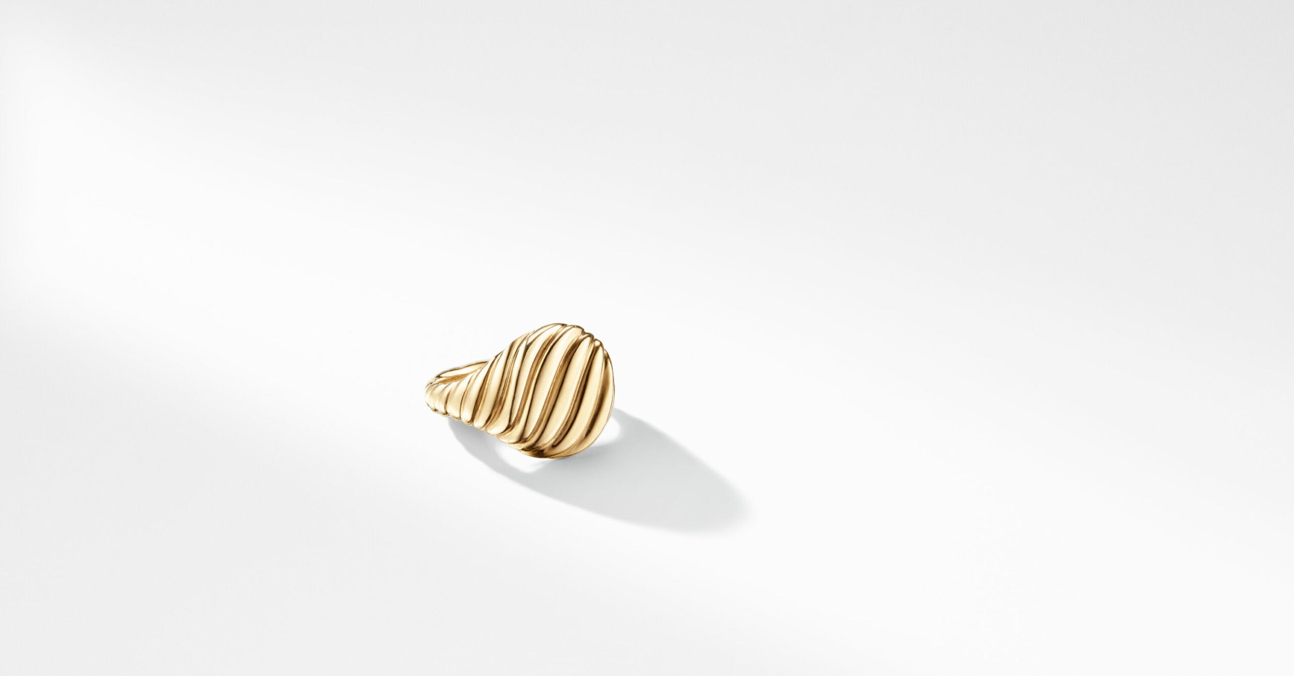Sculpted Cable Pinky Ring | David Yurman