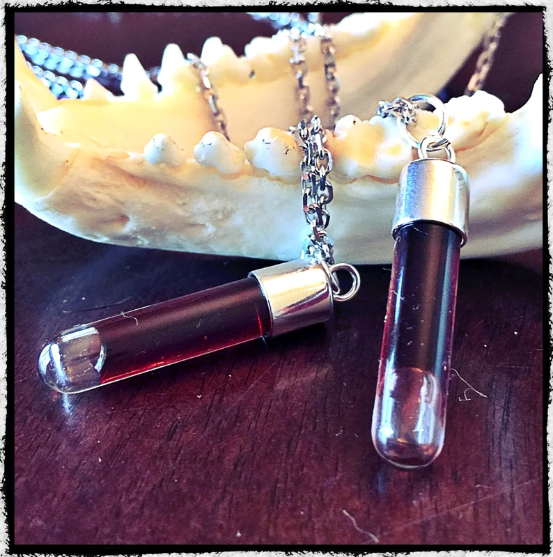 Sterling Silver Blood Vial Kit with Anticoagulant | Etsy