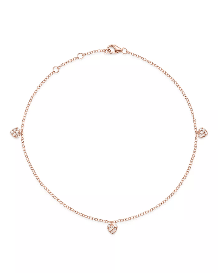 Diamond Heart Anklet Bracelet | Bloomingdales