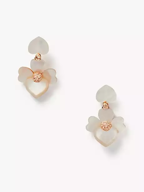 Precious Pansy Drop Earrings | Kate Spade