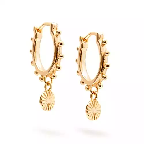 Timeless Mini Clasp Gold Earrings | Amazon